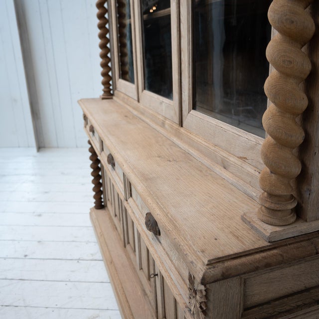 Wood Antique French Oak Bookcase, 1880s For Sale - Image 7 of 13