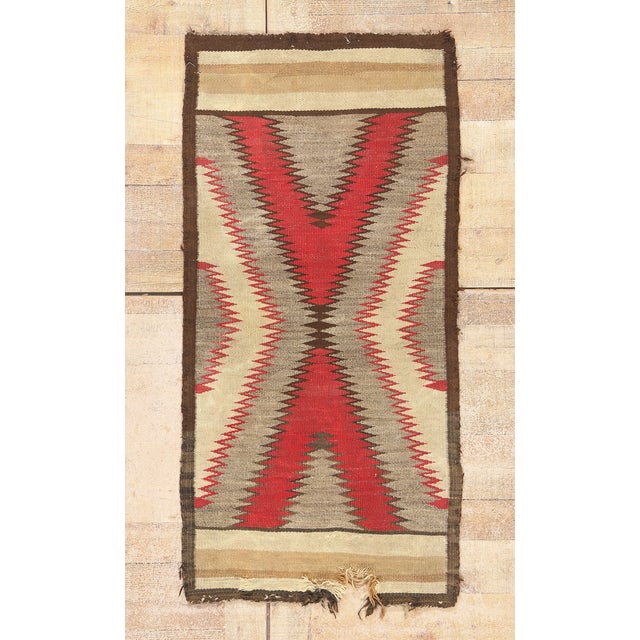 Antique Eye Dazzler Southwestern Rug, 02'04 X 04'08 For Sale - Image 10 of 10