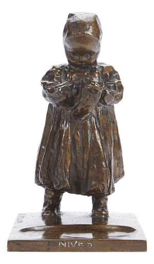 Eugenio Pellini, Nives, 1890s, Bronze