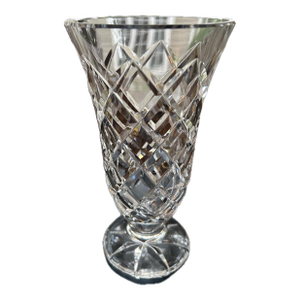 Vintage Waterford Kinsale Footed Vase, 7"