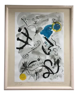 “Abstrakt Komposition” Painting by Peter Keil