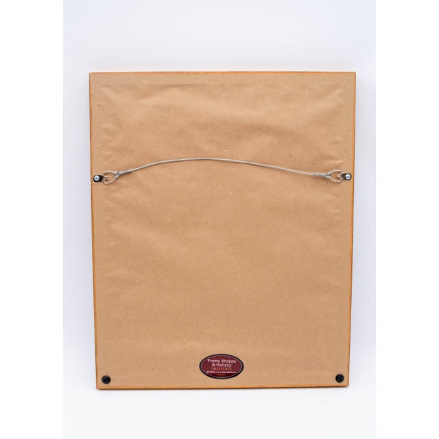 Framed Flower Watercolor Art "June Roses" For Sale In Philadelphia - Image 6 of 7