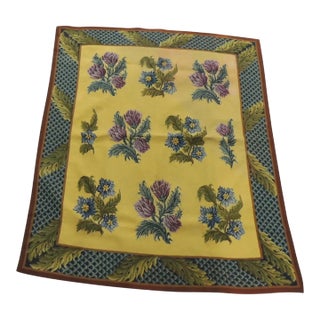 Antique Italian Needlepoint Tapestry For Sale