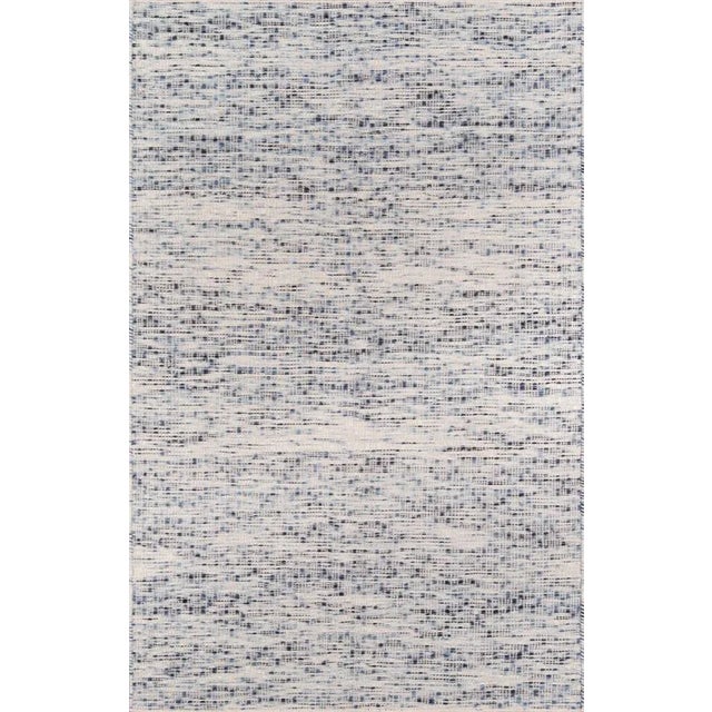 Blue Erin Gates Dartmouth Bartlett Blue Hand Made Wool Area Rug 5' X 8' For Sale - Image 8 of 8