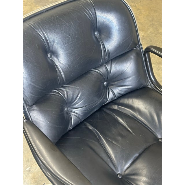 Plastic 1980s Charles Pollock for Knoll Office Desk Chair For Sale - Image 7 of 9