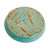 Boho Chic 1990s Holly Hill Stoneware Plate: Teal Blue Glazed Plate With Handle For Sale - Image 3 of 3