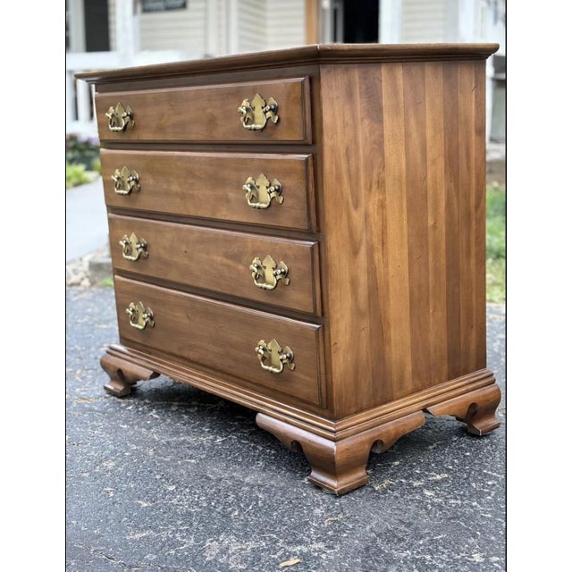 This is a lovely Willett Furniture Company chest of drawers in a pristine maple finish. It is so versatile because of its...