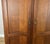 Vintage French Louis XVI Style Carved Oak 3-Door Armoire For Sale - Image 5 of 11
