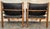 Mid-Century Modern Rare Mid-Century Safari Chairs After Arne Norell For Sale - Image 3 of 15