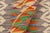 1990s Tribal Kilim Gray Beige Hand-Woven Wool Rug For Sale - Image 5 of 9
