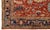Textile Room-Sized Antique Persian Heriz Red Wool Rug Featuring a Floral Motif For Sale - Image 7 of 9