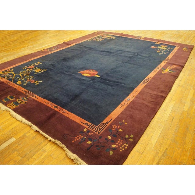 1920s Chinese Art Deco Carpet ( 9'10" x 13'6" - 300 x 412 ) For Sale - Image 9 of 11