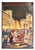 Italian poster titled Carnevale a Venezia, after Luciano Conteduca, depicting masked figures in traditional Venetian...