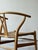 Wood 1970s Attributed Hans Wegner Wishbone Chair For Sale - Image 7 of 11
