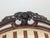 Brown Vintage Chair in Carved Wood on Wheels, 1955 For Sale - Image 8 of 16