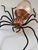 Italian Spider Wall Light Sconce with Yellow Glass Body, 1960s For Sale - Image 6 of 12