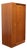 Mid Century Modern Vintage Teak Tambour Door Low Armoire Wardrobe by Austinsuite For Sale