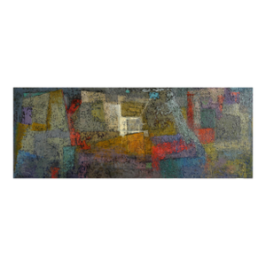 Cubist Abstract V, Oil Painting by Miriam Bromberg