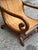 Wood Late 20th Century Colonial Revival Walnut Scroll Arm Caned Lounge Chair For Sale - Image 7 of 12
