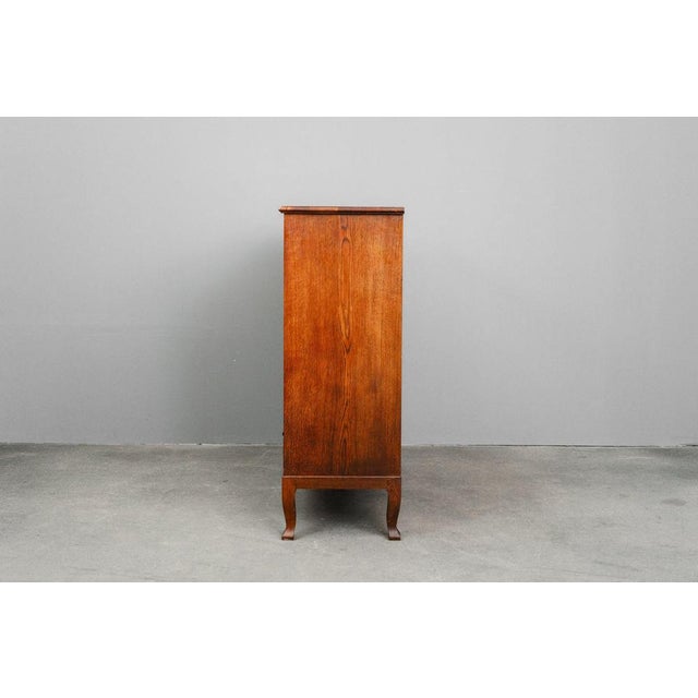 Art Nouveau Cabinet in Oak For Sale - Image 5 of 17