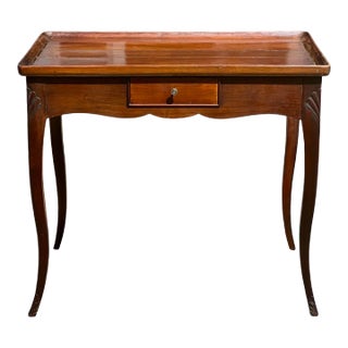 Antique French Provincial Louis XV Style Mahogany Tea Table, Circa 1900 For Sale