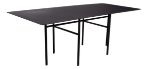 Black Wooden Dining Table from Audo Snaregade