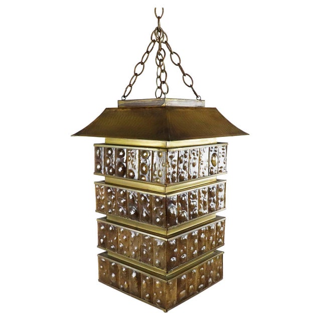 1960s Chandelier in Pagoda Shape by Feders For Sale - Image 6 of 6