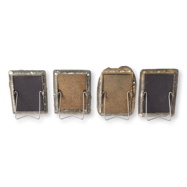 Traditional 1980s Pewter Woodland Animal Frames For Sale - Image 3 of 3