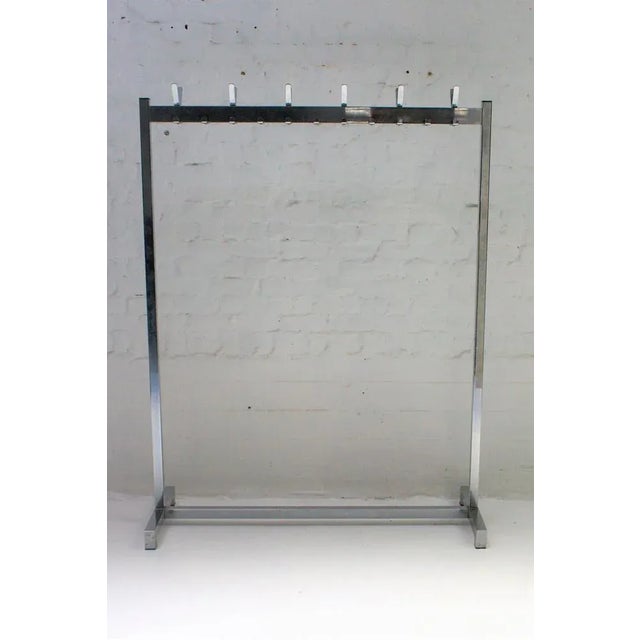 Vintage Chrome Coat Rack For Sale - Image 7 of 8
