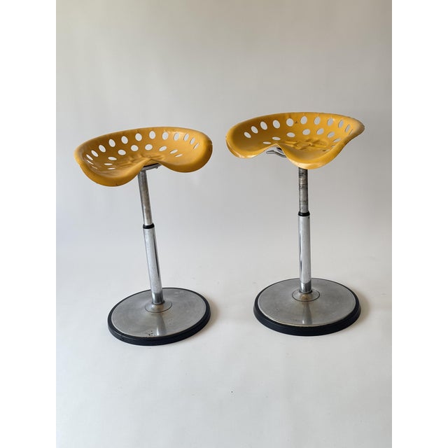 Faucheuse Model Stools by Étienne Fermigier for Mirima, France, 1970, Set of 2 For Sale - Image 4 of 14