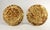 19th Century 19th Century Pair of Rockingham Glaze Spatterware Yellowware Pottery Plates For Sale - Image 5 of 17