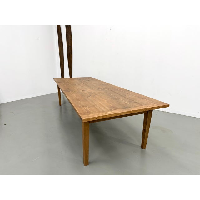 1970s Monumental Pine Farmhouse Table, 1970s For Sale - Image 5 of 18