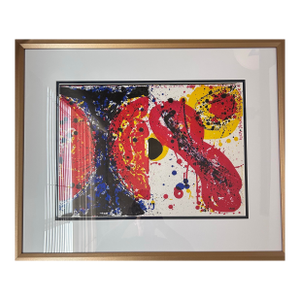 1960s Framed and Matted Sam Francis’ Lithographs From 1c Life