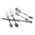 1990s Beauregard Sterling Silver Hand-Crafted 5-Piece Flatware Place-Setting For Sale