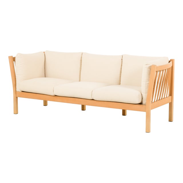 Mid-Century Modern Danish Sofa by Ebbe Gehl & Søren Nissen, 1980s For Sale