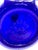 1970s Vintage Italian Casadis Milano Cobalt Blue "Jus De Fruits" Glass Jug For Sale - Image 5 of 12