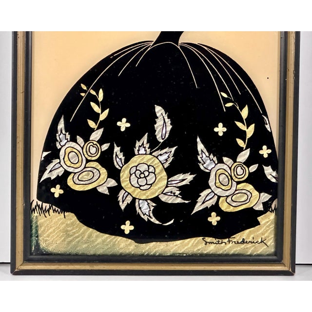 Vintage Smith Frederick Courting Silhouette Foil Pictures Collection - Set of 3 For Sale - Image 4 of 10