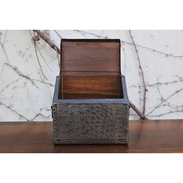 Metal Aluminium Bin, 1950s For Sale - Image 7 of 10