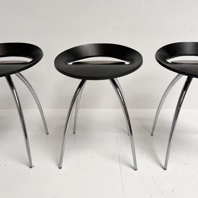Magis Lyra Stools by Sigurdur Thorsteinson, 1990s, Set of 3 For Sale - Image 4 of 13