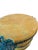 Mid 20th Century Vintage Italian Majolica Trompe L’Oeil Lemon Yellow Garden Seat Stool For Sale - Image 5 of 17