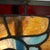Early 20th Century Arts & Crafts Leaded Slag & Jeweled Stained Glass Window with Stylized Owl, Circa 1920 For Sale - Image 5 of 12