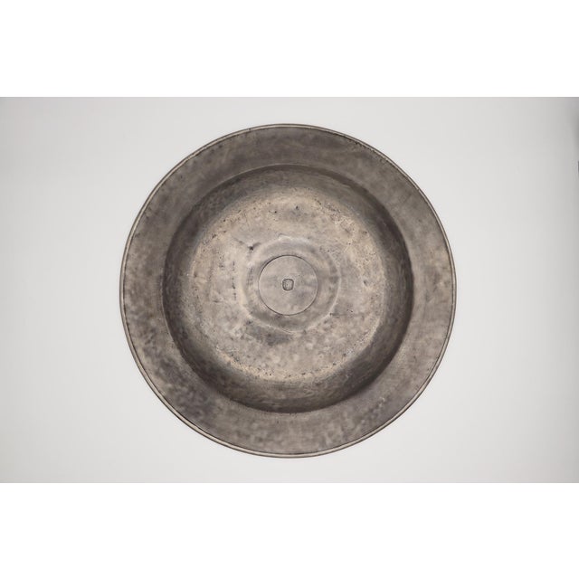 Large Alms Dish, Pewter, Germany, 18th Century For Sale - Image 12 of 16