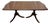 Vintage Chippendale Style Mahogany & Satinwood Inlay Dining Table For Sale
