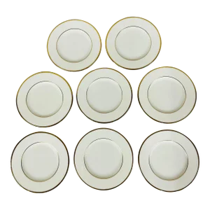 Vintage Lenox Mansfield Dessert Plates - Set of 8