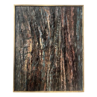 Pollet Leclerc, Abstract Composition, 1960s, Oil on Canvas For Sale