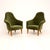 An absolutely stunning and very rare pair of vintage Swedish armchairs by Kerstin Horlin Holmquist. This model is called...