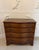 Brown Antique Georgian Serpentine Chest of Drawers in Mahogany, 1700s For Sale - Image 8 of 11