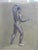 Glass Robert Whitmore Double-Sided Oil Painting Male Against Green Background For Sale - Image 7 of 11