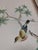 Art Deco Handpainted Silk Wallpaper, Chinoiserie Birds and Bamboo, Chinoiserie Handmade Wallpaper Mural - Set of 4 For Sale - Image 3 of 12
