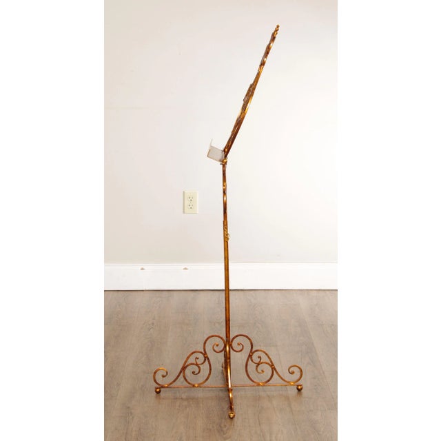 Victorian Style Italian Gilt Metal Music Stand For Sale In Philadelphia - Image 6 of 13